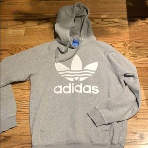 Gray Adidas hoodie